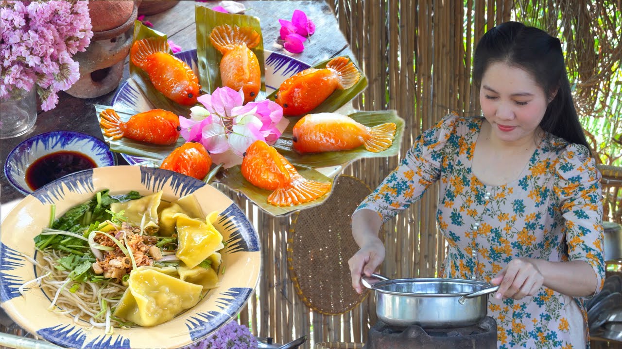 ĐẸP MẮT MÓN SỦI CẢO - HÁ CẢO CON CÁ VÀNG 