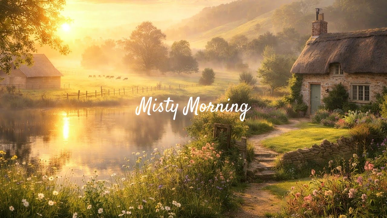 Relaxing Classical Piano for Study & Sleep — Misty Countryside Morning