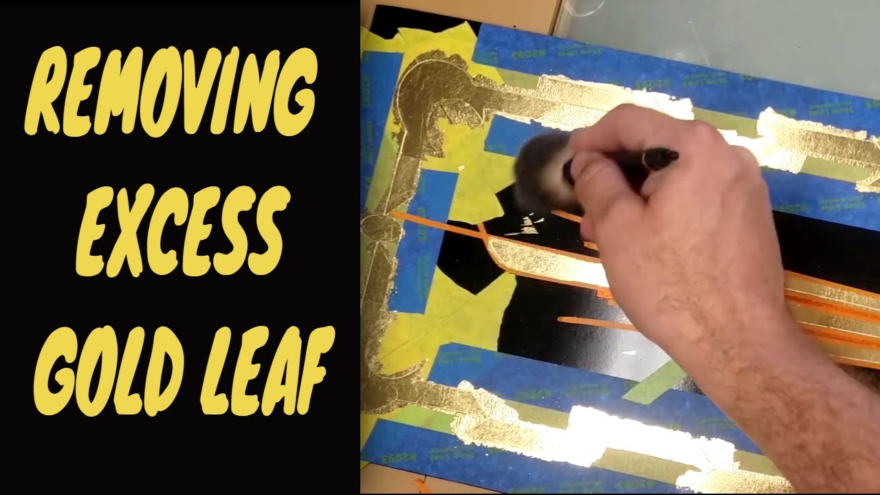 Gold Leafing Quick Tip: How To Remove Excess Gold Leaf