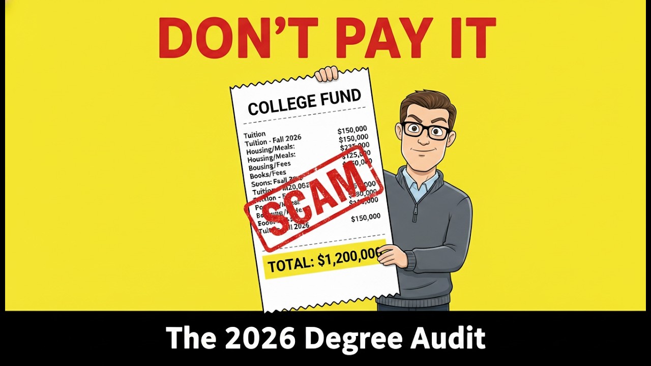 Why Your Kid’s Degree is a $1.2 Million Mistake (The 2026 Audit)