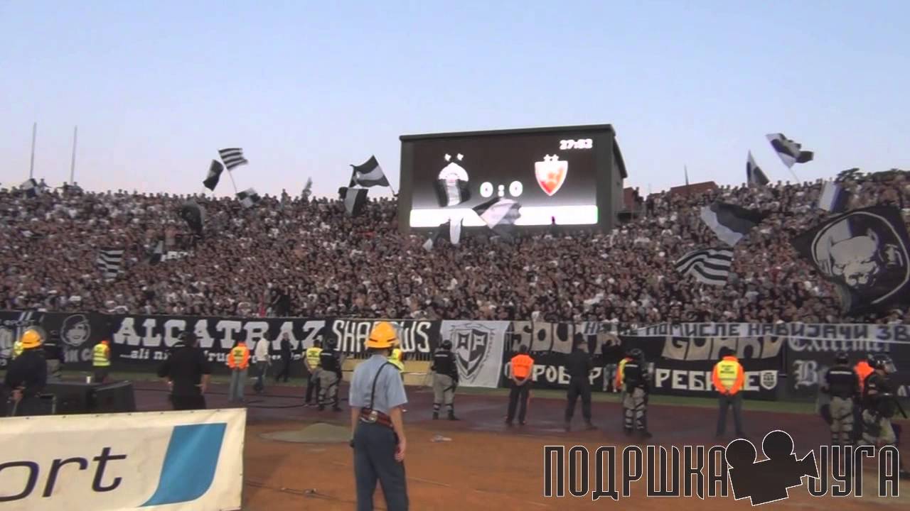 144. derbi - Grobari Jug navijanje