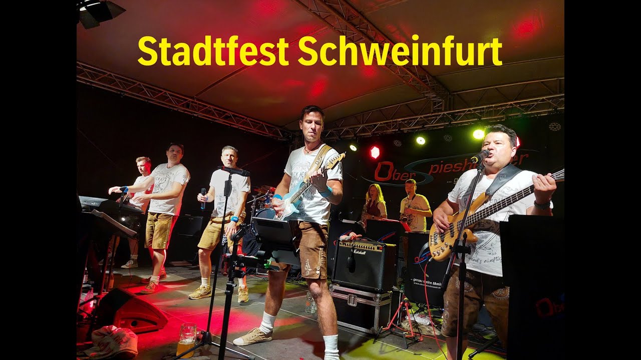 Die Oberspiesheimer beim Stadtfest Schweinfurt - Bierland