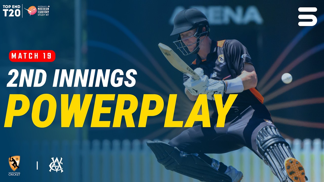 2nd Innings Powerplay | NT Strike vs Victoria CA XI | Top End 2026 | Match 19 | DXC | ZP1K