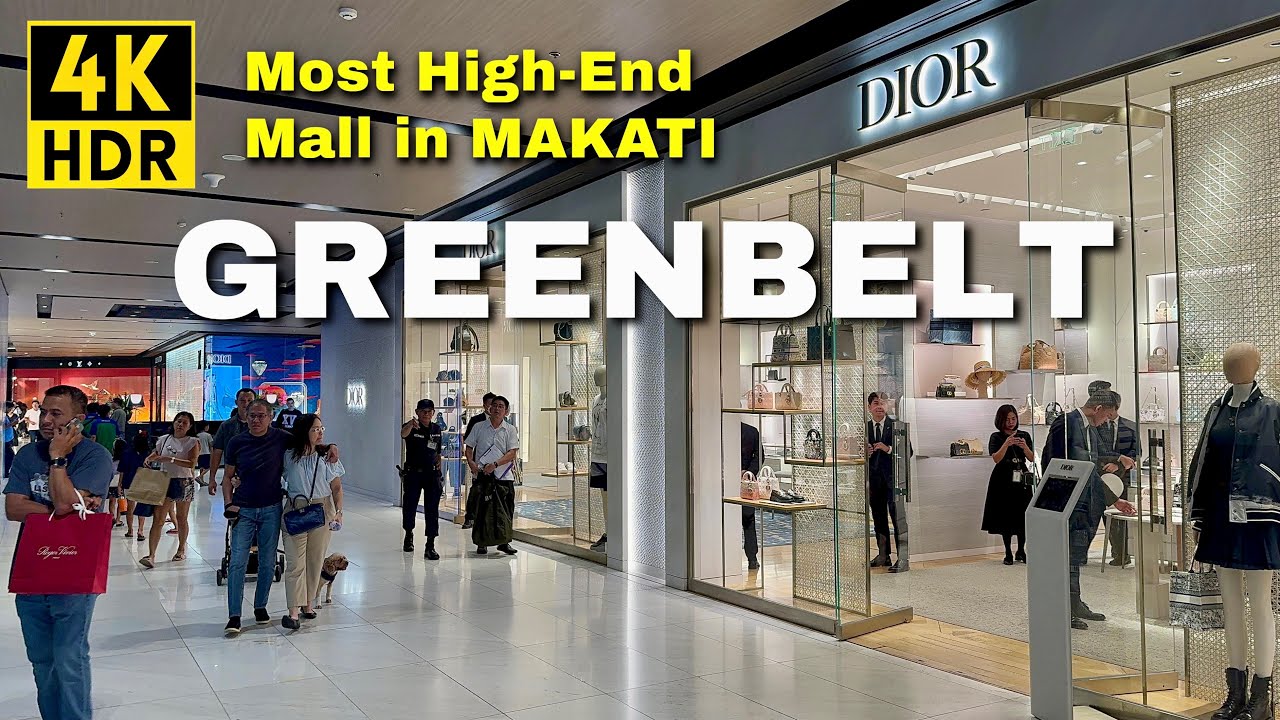Most High-End Shopping Mall in Makati City! GREENBELT TOUR | Metro Manila Malls 4K | Philippines