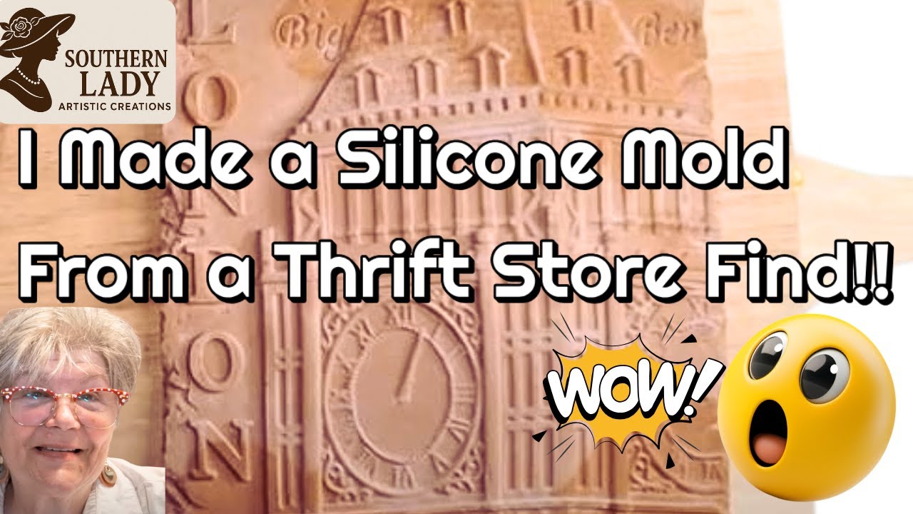 Disaster to Gorgeous! Making a Silicone Mold from a Thrifted Big Ben Clock wall Décor