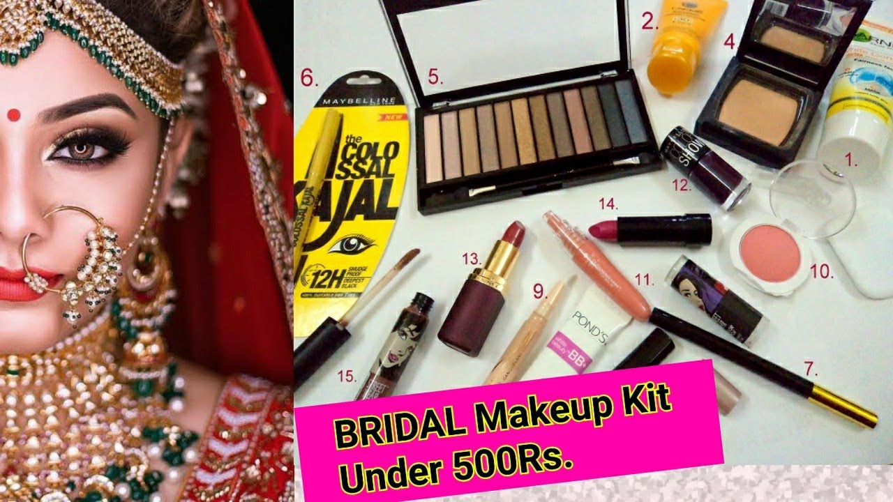 BRIDAL MAKEUP KIT UNDER 500Rs. || #shadisagaseries