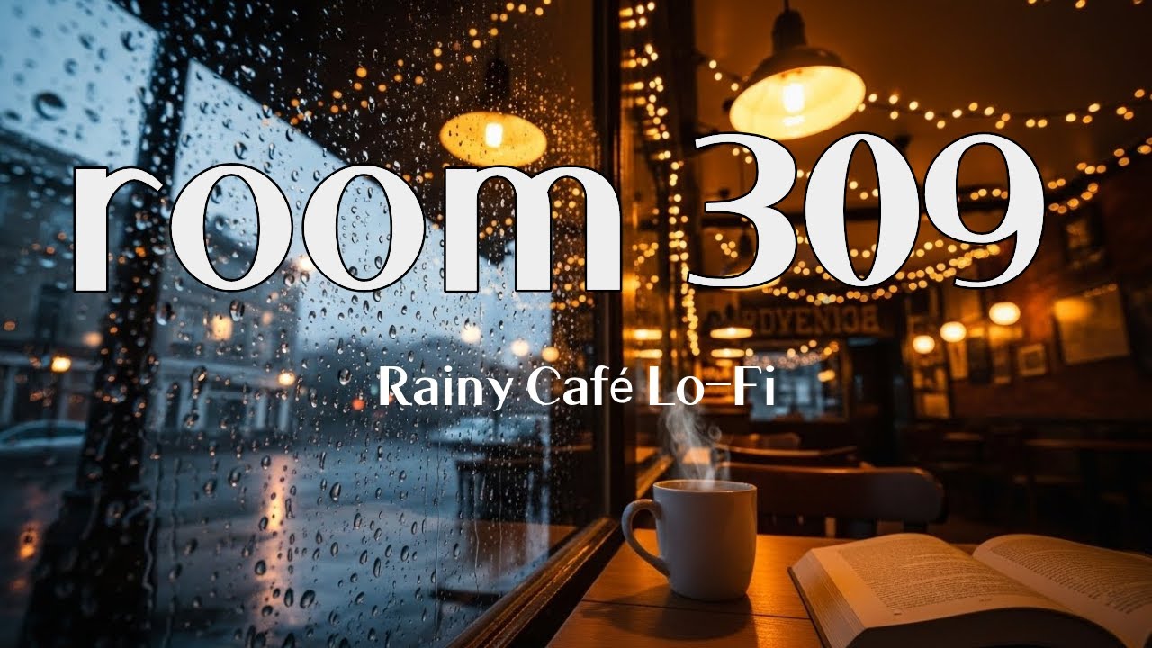 🌧️Lofei Rainy Mood at a window cafe on a rainy day