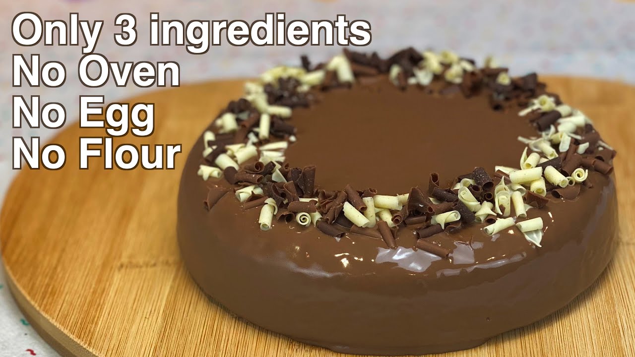 Easy Moist Chocolate Cake Recipe | NO OVEN, NO EGG, NO FLOUR | Kids favourite Cake recipe