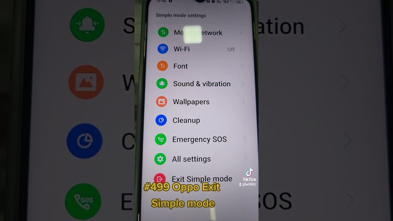 499 Oppo Exit Simple mode#oppo #opposimplemode #oppophone #justforsharing #sharingiscaring