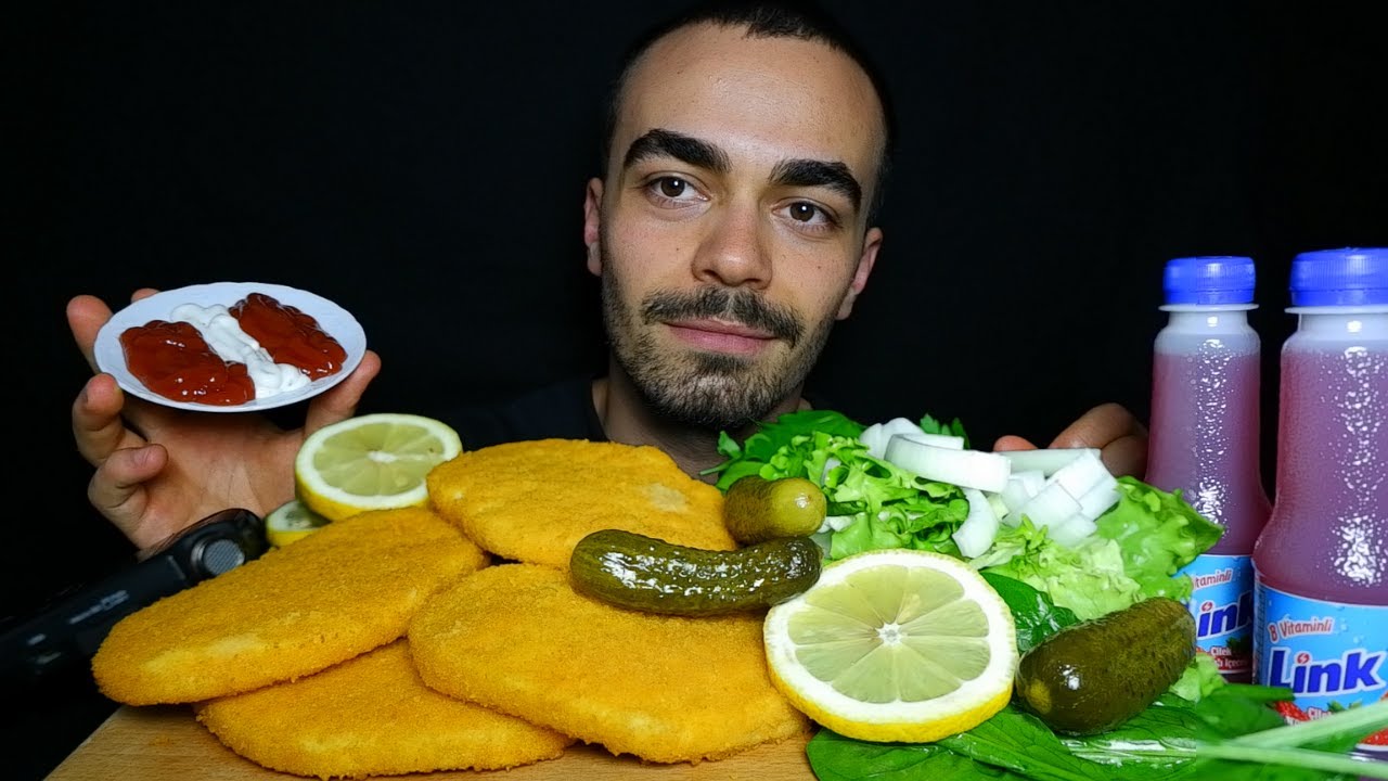АСМР | КУРИНЫЙ ШНИЦЕЛЬ МУКБАНГ | Мукбанг АСМР