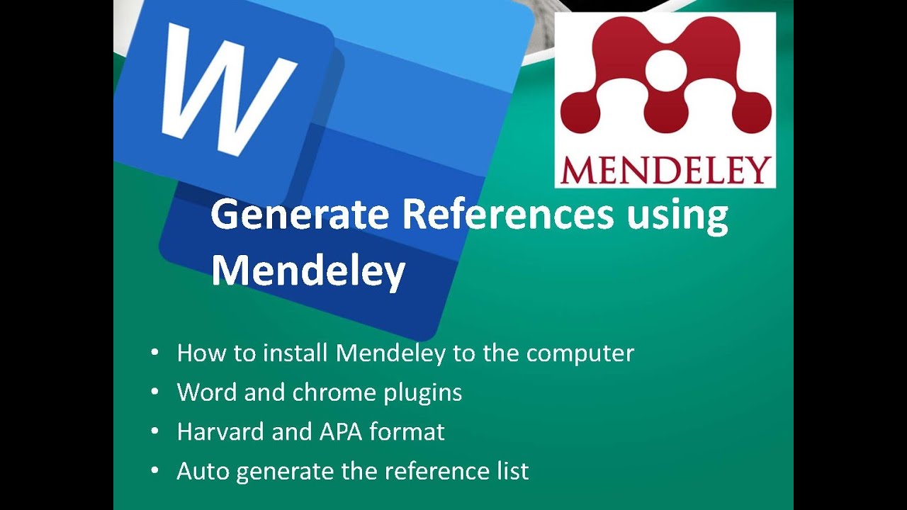 How to add/gererate  references using Mendeley_හාවර්ඩ් ක්‍රමයට reference - In Sinhala (Part 6)