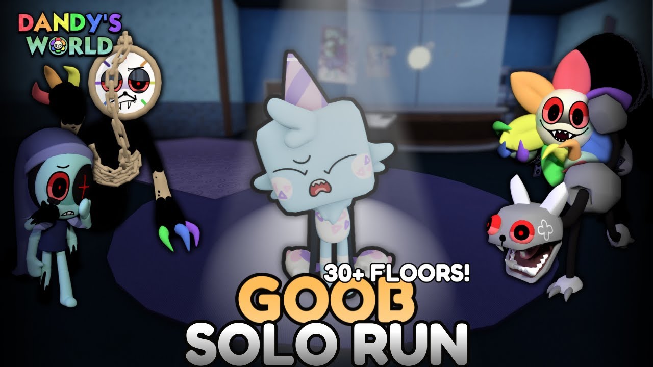 [LETHAL HUNT] GOOB SOLO RUN (30+ FLOORS) | DANDY'S WORLD