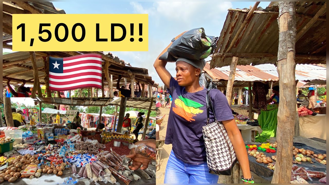 10 USD in a Local African Market||Sanoyea Town, Bong County||Liberia, West Africa.🇱🇷