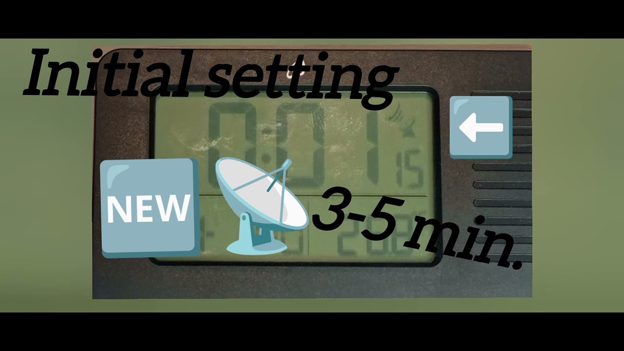 Radio controlled projection alarm clock AURIOL