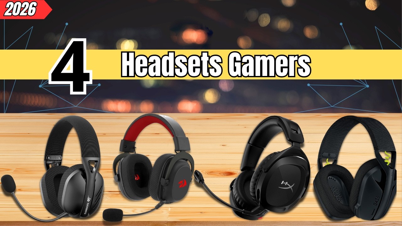 5 MELHORES Headsets Para COMPRAR Sem MEDO Em 2026 | Qualidade e Custo Benefício