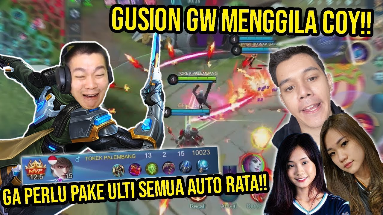 GUSION Gw Menggila di depan Biawak dkk!! Ternyata Gusion se-OP ini loh!!