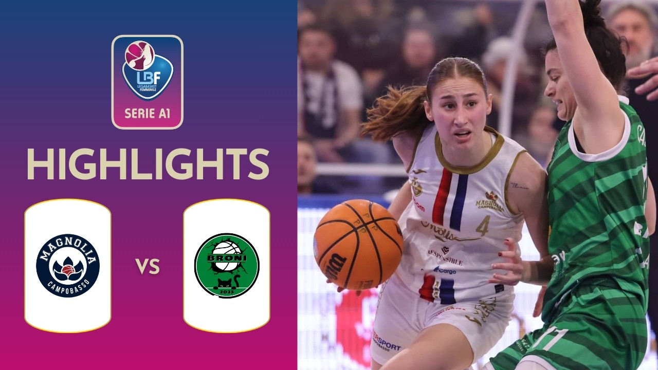 La Molisana Magnolia Campobasso 59-45 Logiman Broni • SERIE A1 - 19ª giornata