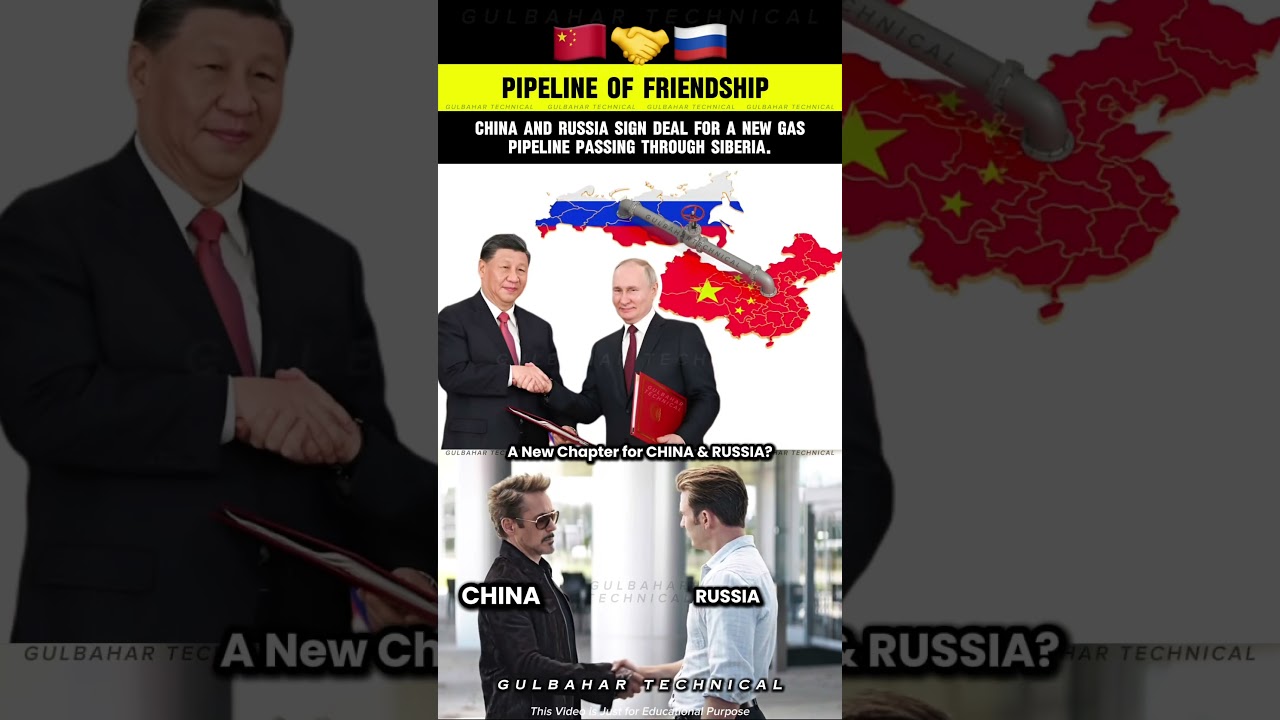 China & Russia shake hands on massive gas deal | Siberia pipeline changing the future 🌍🔥