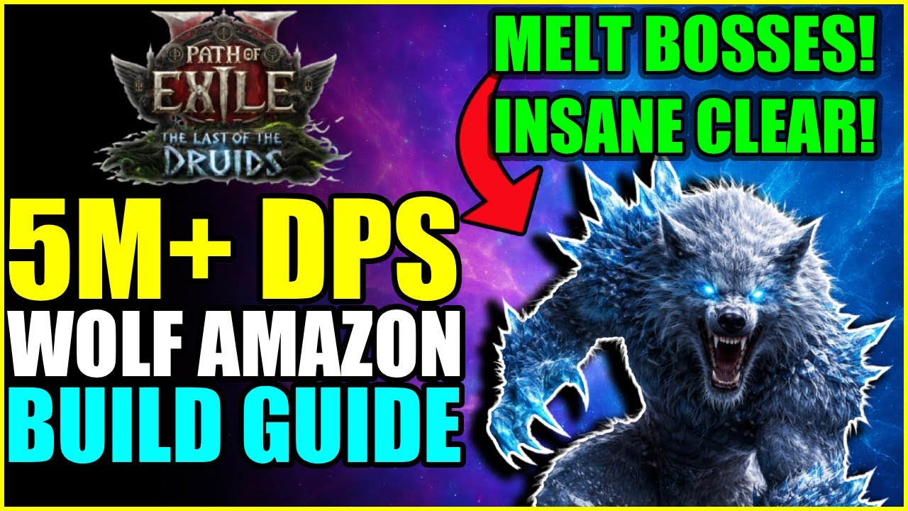 Path of Exile 2 | 5M+ DPS! Wolf Amazon Melts Everything! (PoE 2 0 4 Huntress Guide)