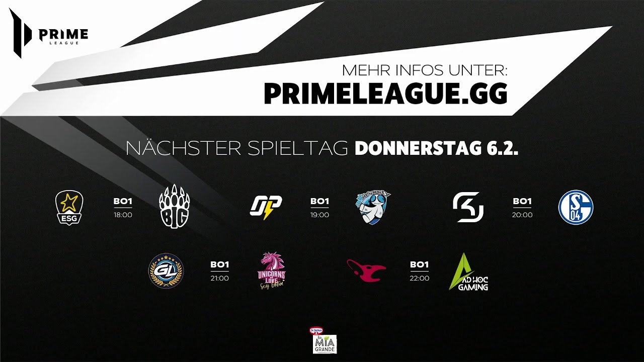 PRIME LEAGUE - Pro Division - Spieltag 5 - League of Legends