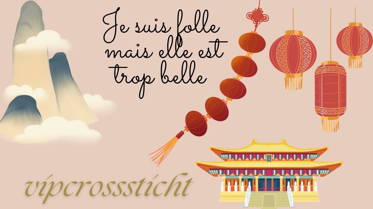 Scène de vie asiatique #crosstich #vipcrossstitch ❤️❤️