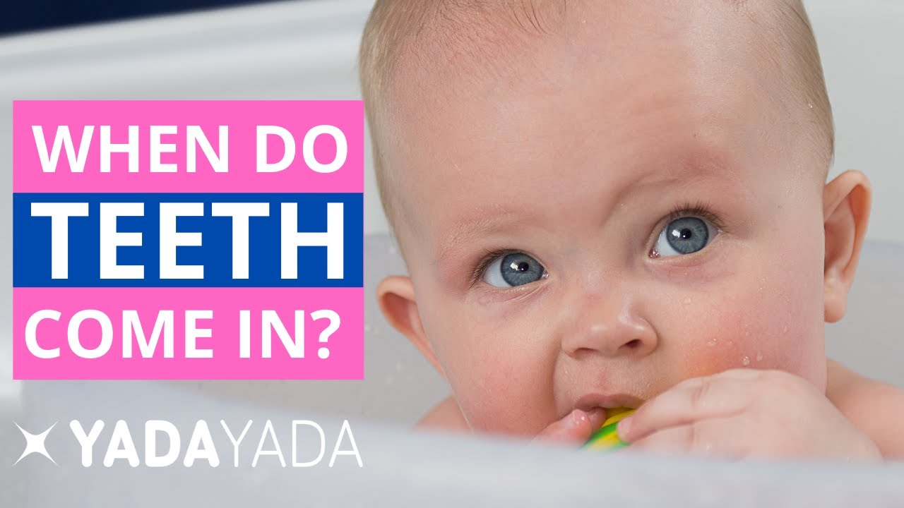 BABY TEETH.  When will they come in?  What is normal?