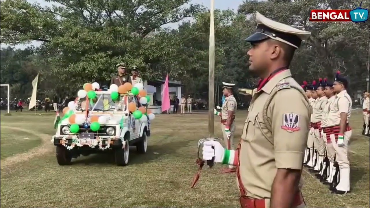 ৭৭ তম প্রজাতন্ত্র দিবসে অনুষ্ঠিত হলো ব্যারাকপুর পুলিশ কমিশনারের।