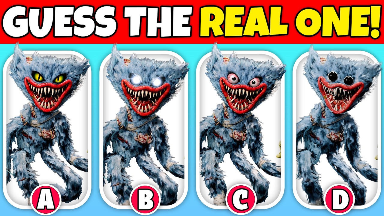 Only Real Fans Can Spot the Real Huggy Wuggy! 🎭 | Poppy Playtime Chapter 5 Real One Quiz!