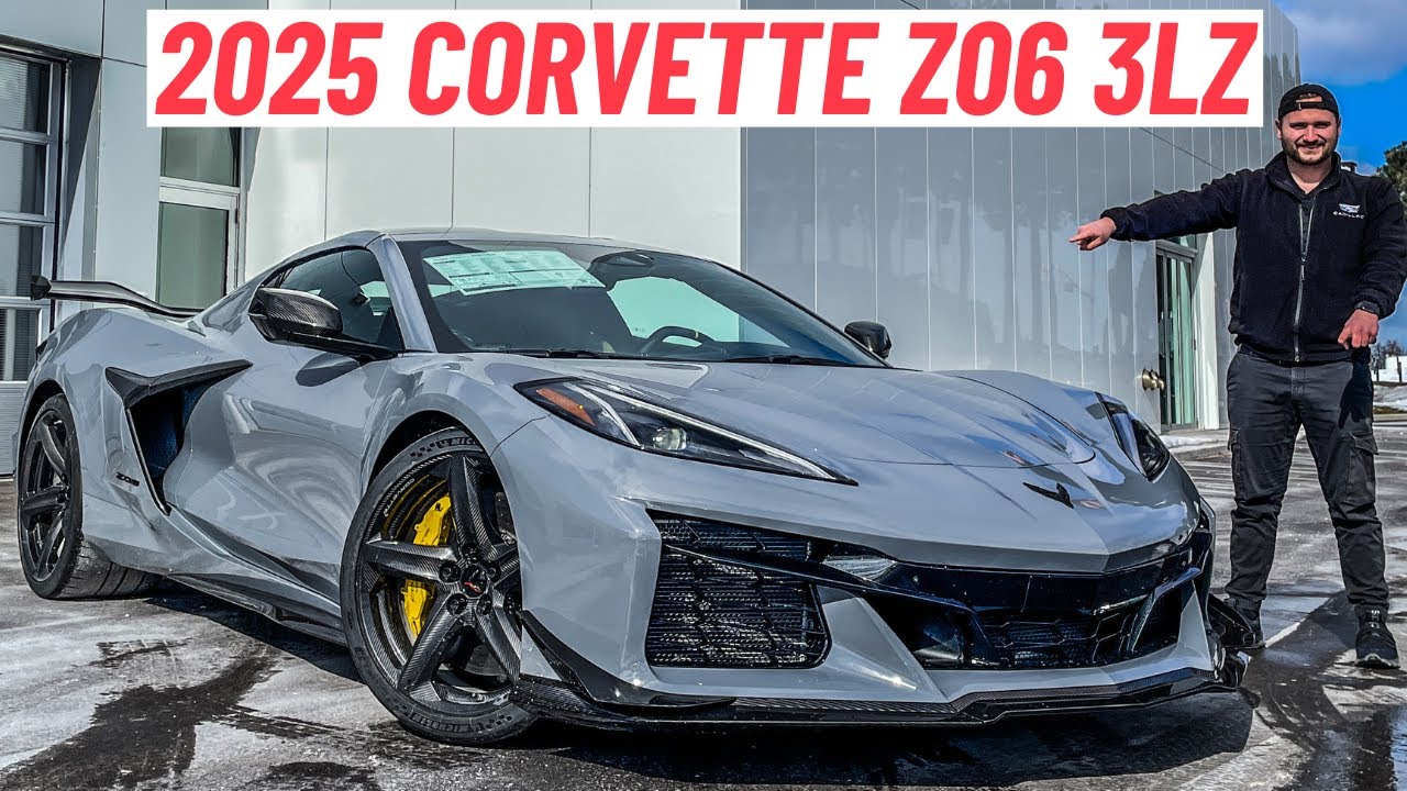 The 2025 Corvette Z06 3LZ With Z07 Package Is An Absolute Heart Thrilling Super Car You Want!!