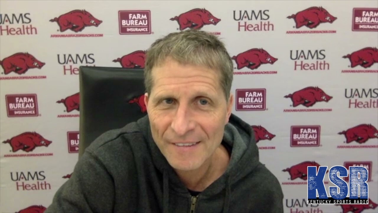 Arkansas coach Eric Musselman previews Kentucky