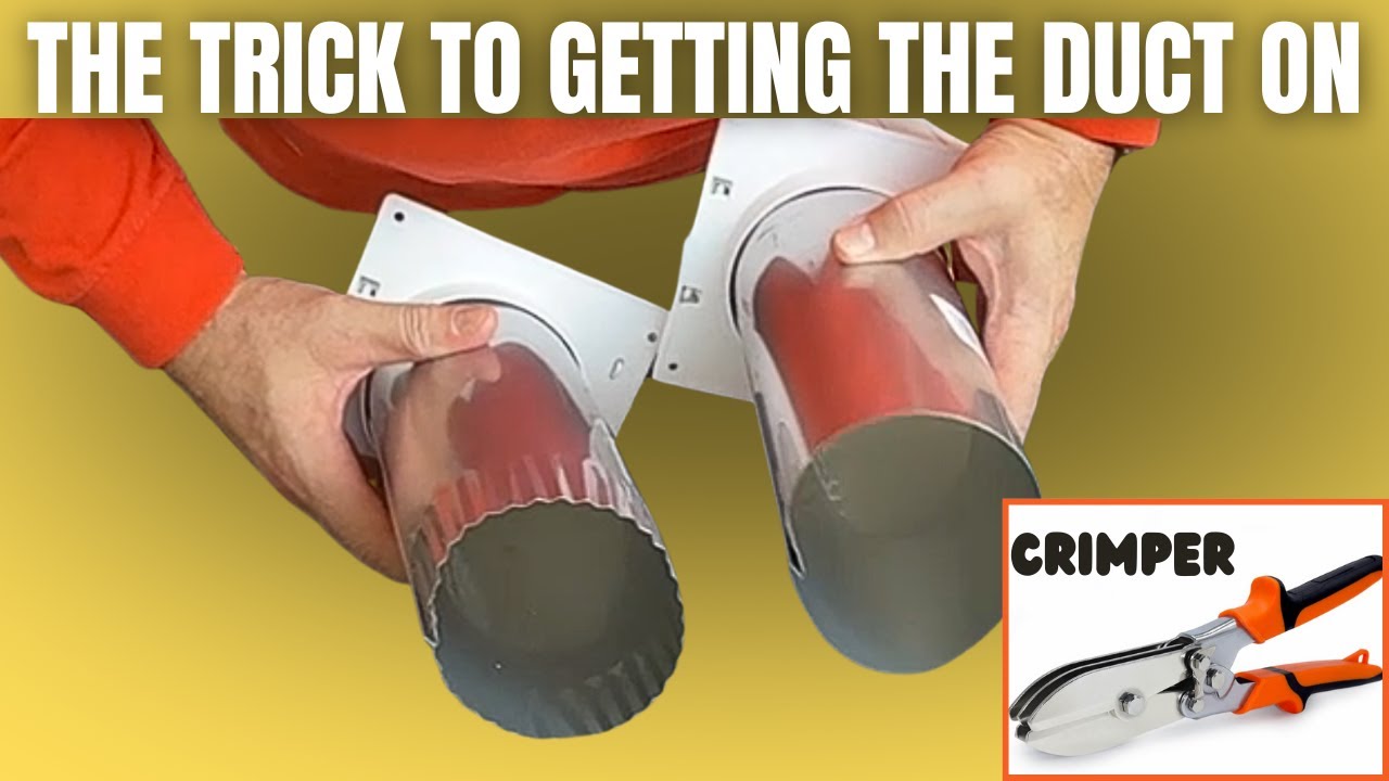Dryer Vent Installation Made Much Easier: One Tool & 30 Seconds