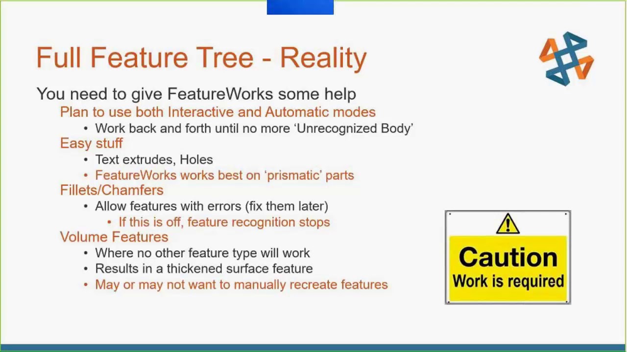 FeatureWorks Tips and Tricks for SOLIDWORKS