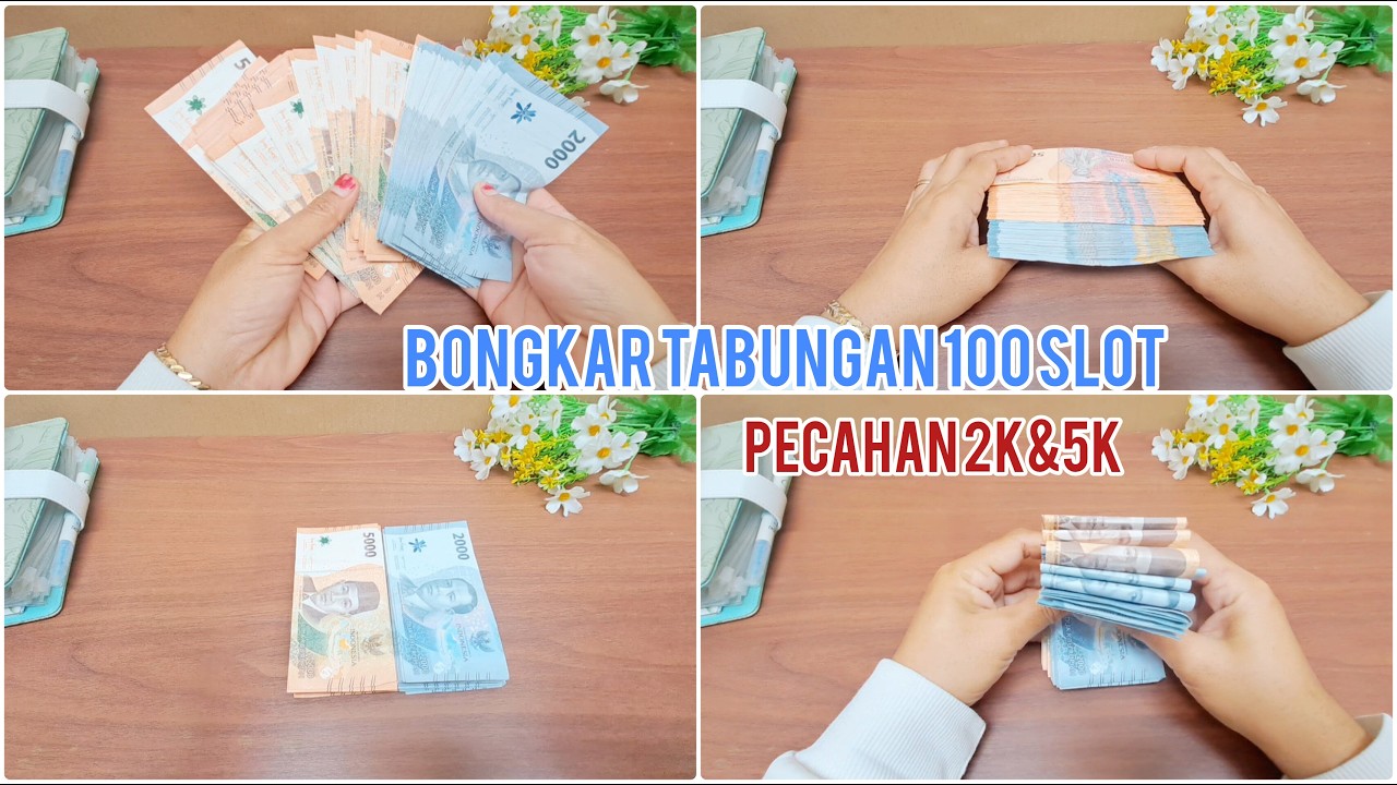 Bongkar tabungan receh 2k&5k✨️