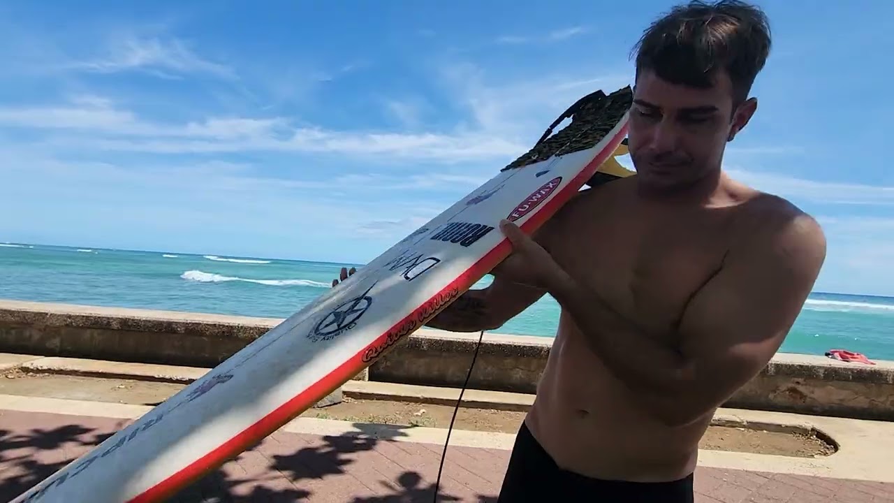 Sheldon Paishon Surfs Kewalos Day 2