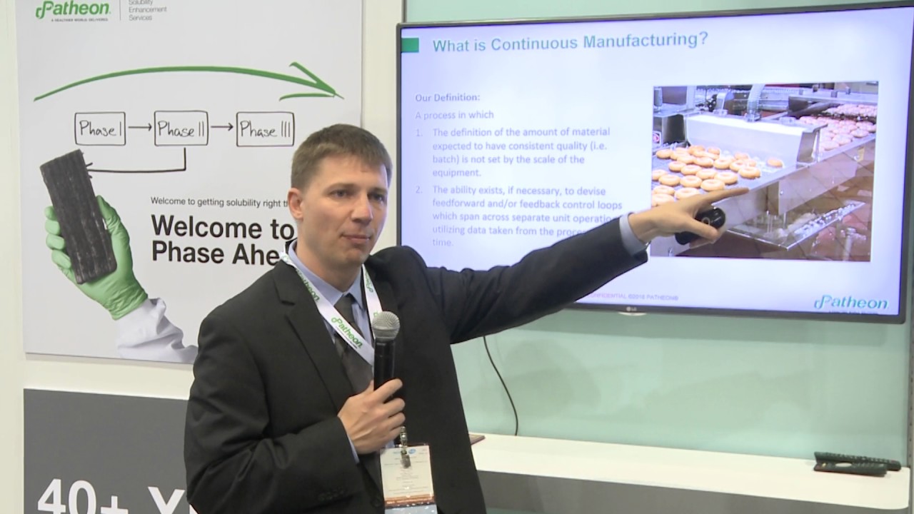Patheon's Eric Jayjock discusses Continuous Manufacturing