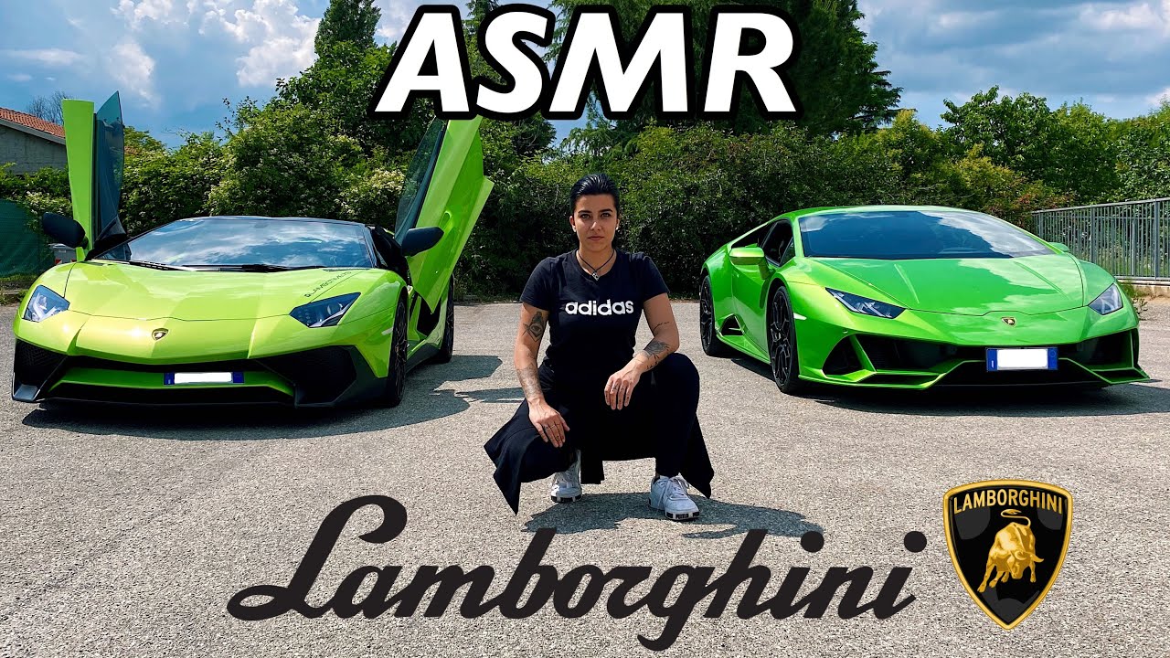 ASMR LAMBORGHINI 💚 | ASMR ITA