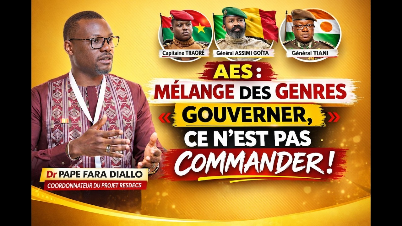 DR PAPE F. DIALLO : LES MILITAIRES COMMANDENT PARCE QU’ILS NE SAVENT PAS GOUVERNER - INTERVIEW