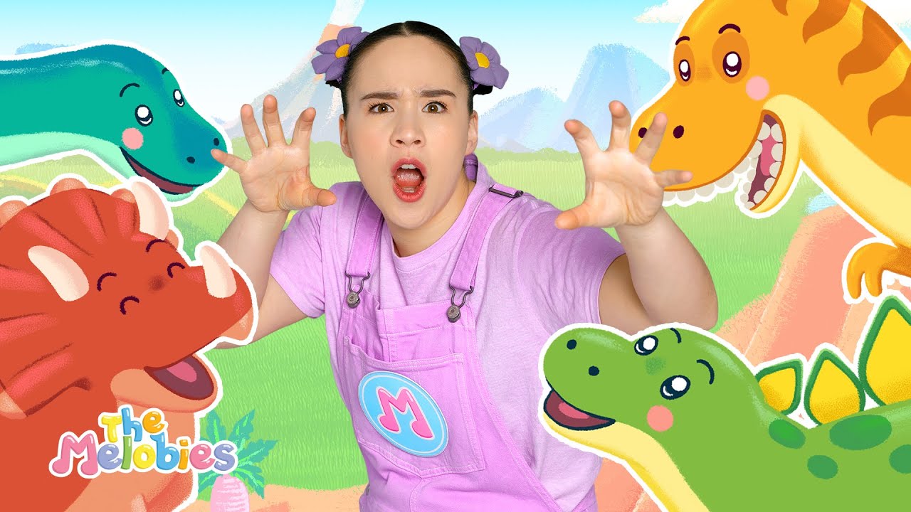 Dinosaurs Dragons & Unicorns Kid Songs | Fantasy Animal Songs Melobies & Friends #Melobies #kidsshow