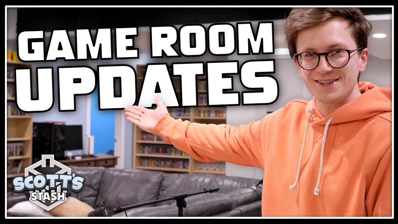 A Tour of Some Updates to My Game Room and Setup