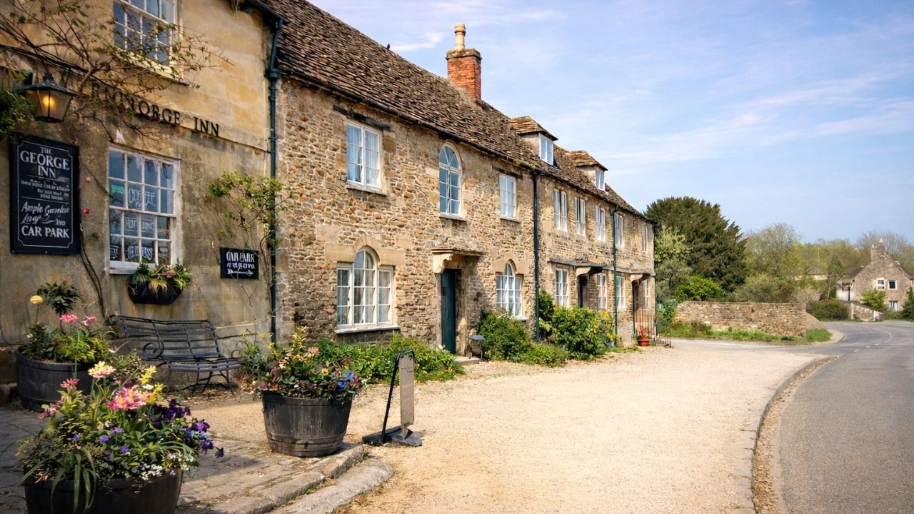 Lacock Village Walk, English Countryside 4K