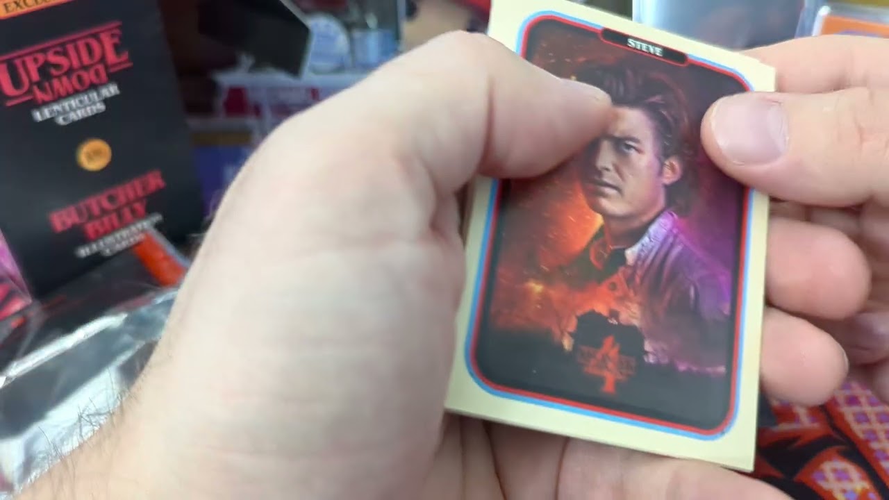 Huxley Hobby - Stranger Things Butcher Billy Trading Cards Box Opening - zerocool netflix
