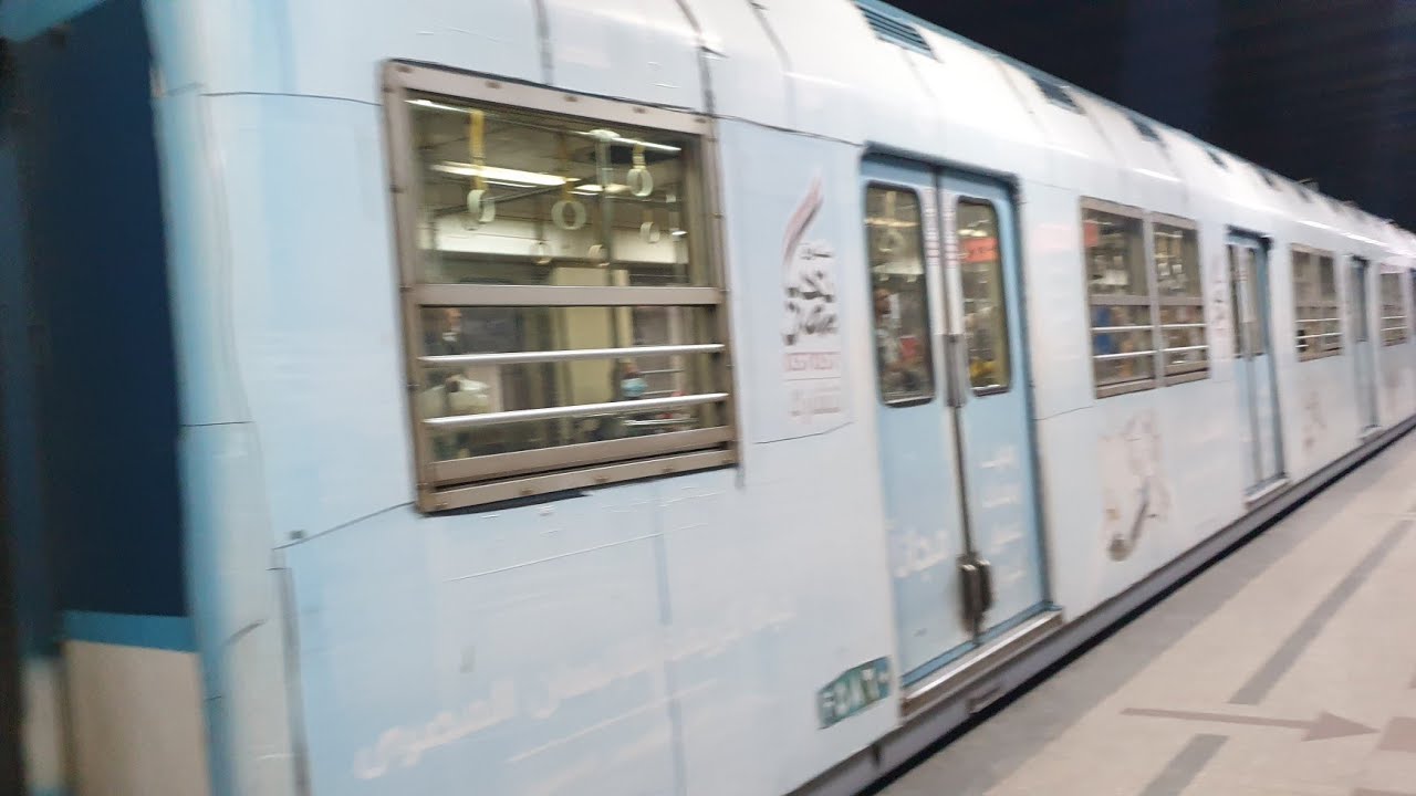 رحلة داخل مترو الخط الاول من المعادي | انور السادات | Metro Cairo