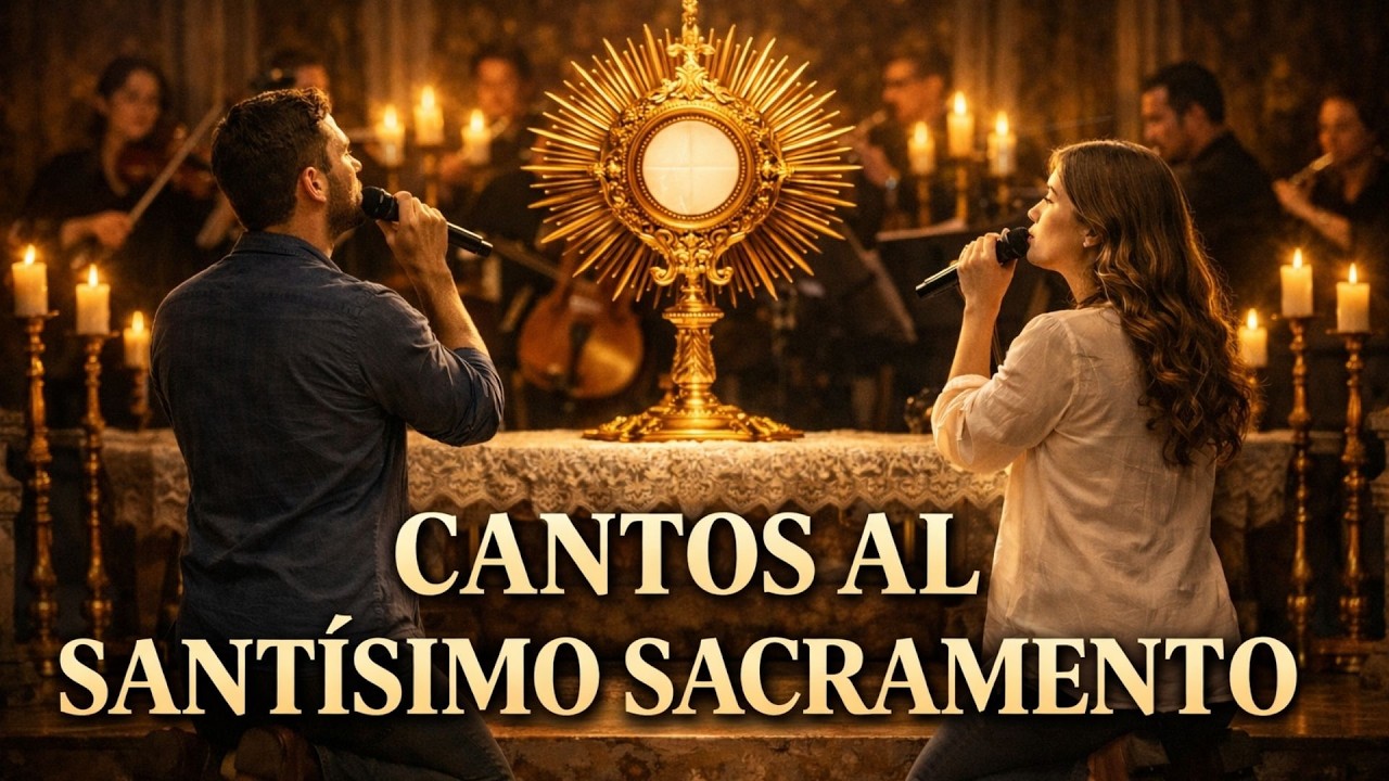 ADORACIÓN EUCARÍSTICA 🙏 10 Cantos a Jesús Sacramentado | Adoración al Santísimo en Vivo