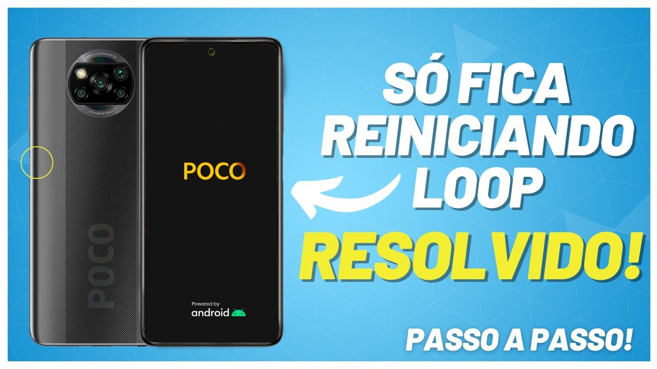 POCO X3 NFC | X3 PRO REINICIANDO EM LOOP NÃO INICIA SISTEMA RESOLVIDO!
