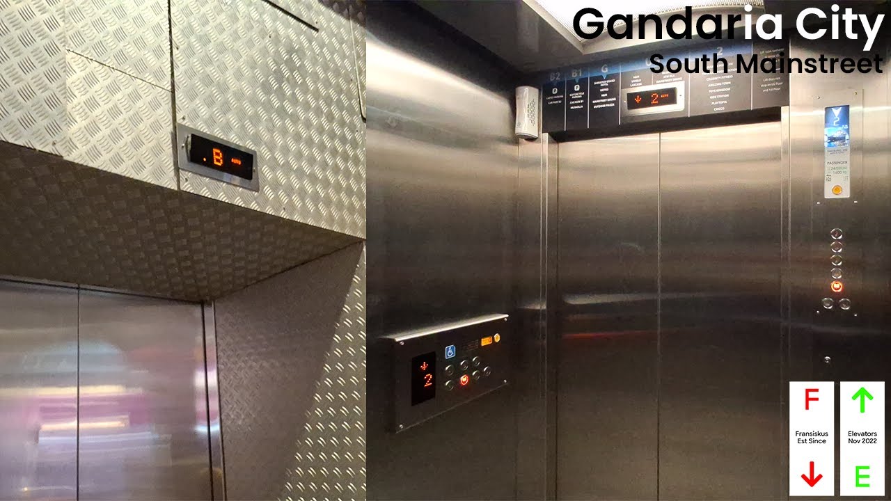 Malaysia Toshiba (Modernized By DAESUNG IDS) Elevator At Gandaria City (South Mainstreet)