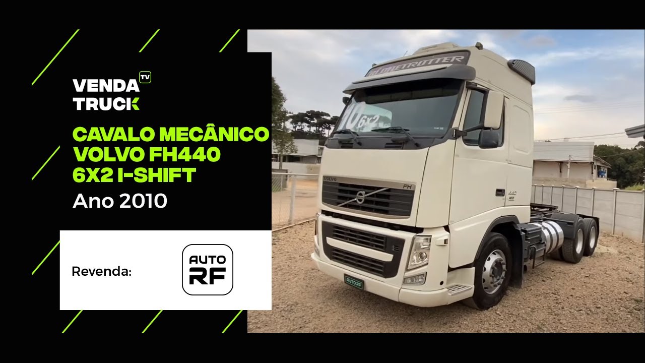 CAVALO MECÂNICO VOLVO FH440 6X2 2010 I-SHIFT TODO REVISADO MOTOR NOVO GLOBETROTTER | À VENDA AUTO RF