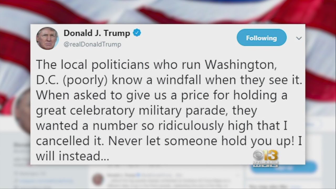Donald Trump Cancels Veterans Day Military Parade Due To High Cost
