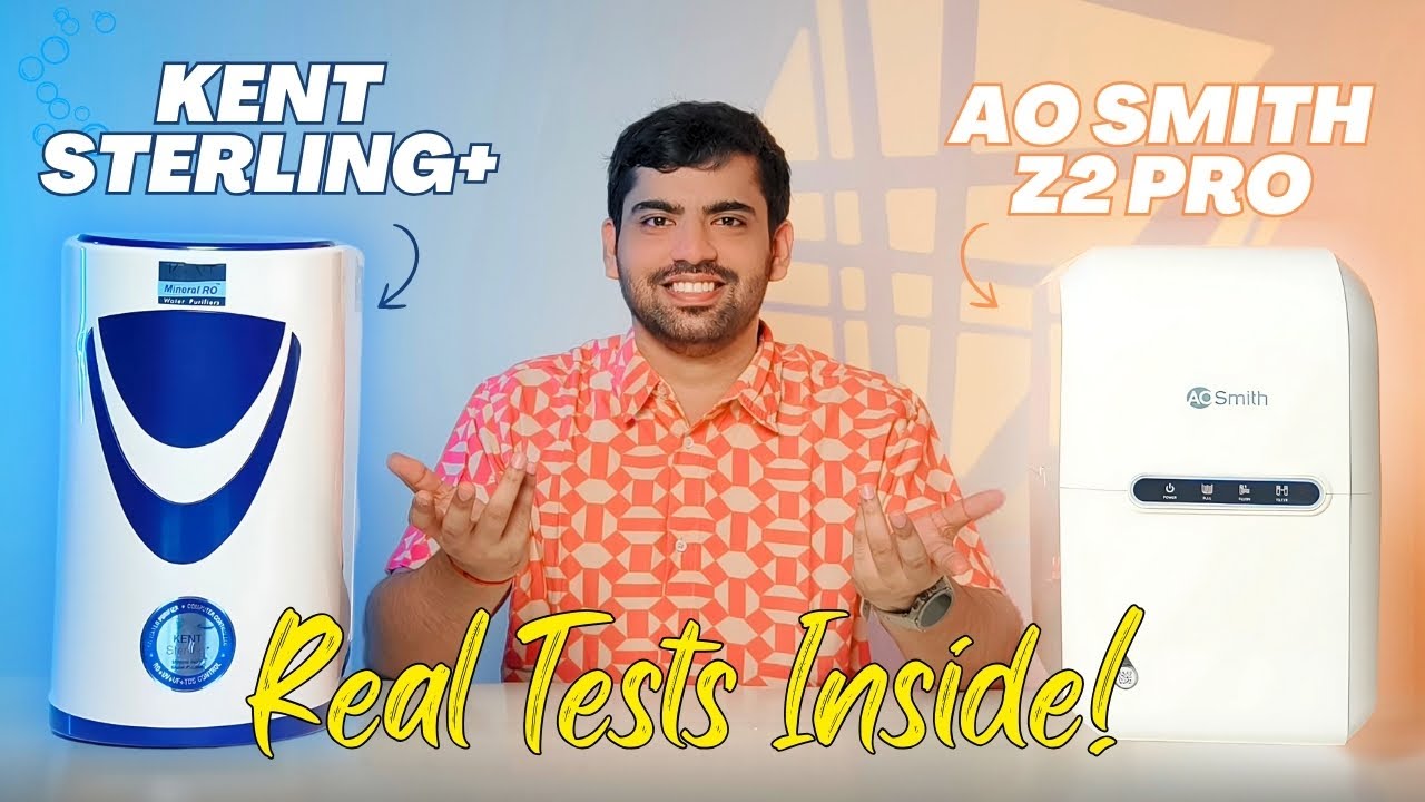 KENT Sterling+ Vs AO Smith Z2 Pro/Z2+ | Best Under-Sink RO Water Purifier? Shocking TDS Test Results
