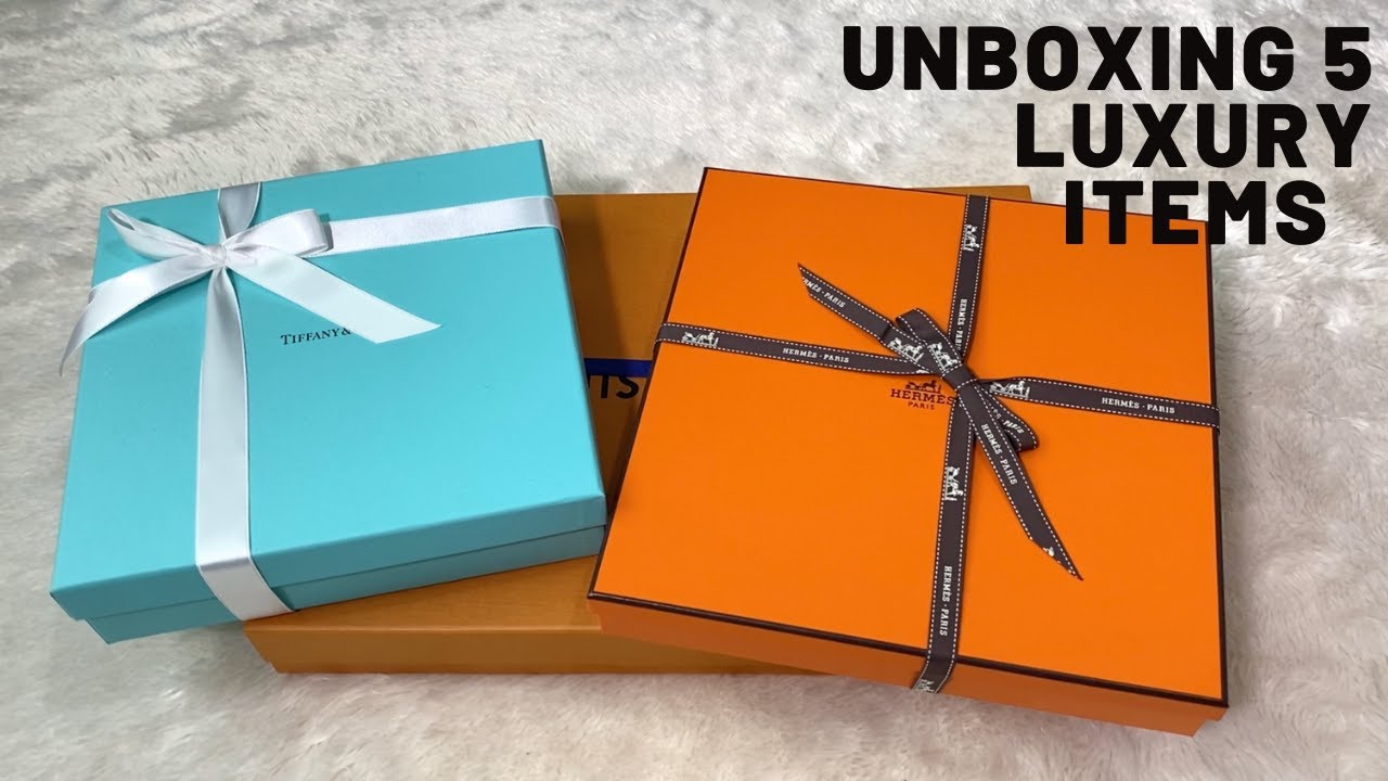 Unboxing 5 Luxury Items - Louis Vuitton, Tiffany, Hermes, Chanel & Dior