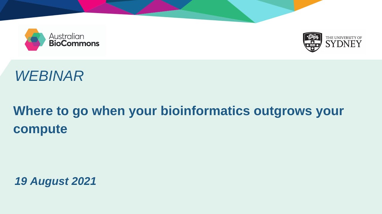 Where to go when your bioinformatics outgrows your compute